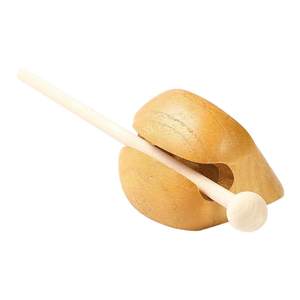 
Orf Wood Fish Percussion Instrument Solid Wood Primary School Student Music Children's First Grade Teaching Tool Large Unzip Bangzi