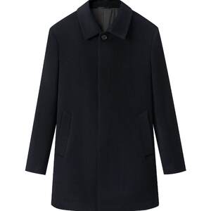 
HLA/Heilan Home Light Business Long Pure Wool Coat 25 Autumn and Winter New Lapel Warm Thick Woolen Coat for Men