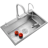 Раковина из нержавеющей стали.