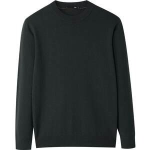 
Hailan Home Men's Sweater Autumn and Winter Old Qianfeng Warm Pullover Knitted Base Shirt 100% Pure Cardigan Men