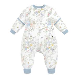 LittleTiny baby sleeping bag baby gauze four seasons children's pajamas split leg anti-kicking quilt spring and summer thin