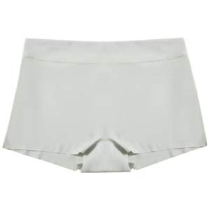 Women's high waist underwear pure cotton shorts boxers ice silk traceless safety pants anti-exposed buttocks lift flat corner antibacterial