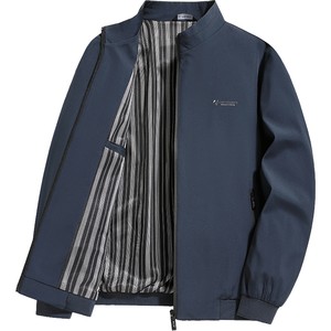 
Sundesi men's baseball collar jacket winter zipper business casual jacket