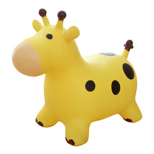 
Jumping horse children inflatable toys baby baby thickened large rubber cow sheep horn kick pig music deer mount