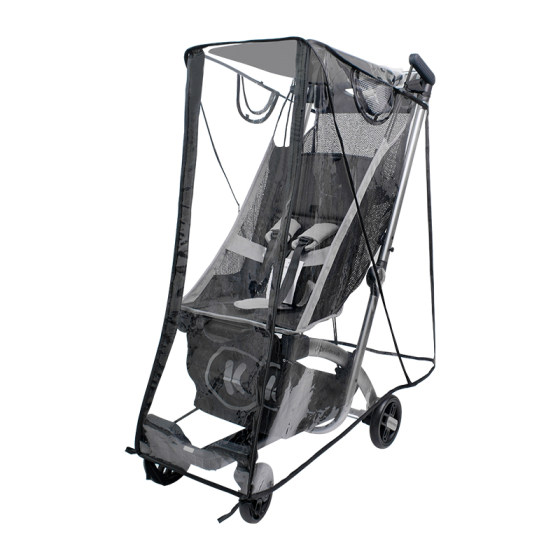 
Universal kk pocket car rain cover windproof cover kp6 stroller accessories windshield kp2 stroller raincoat rain cover