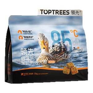 
Leading dog food low-temperature baked fresh meat full price small and medium-sized Teddy Corgi Bichon Frize Adult Puppy Duck Meat Pear Dog Food