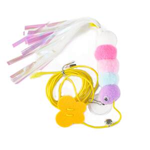 Cat toy self -relief, dull hanging door, swinging Qianli bites, bite cat stick, feather bell, little mouse, cat toy supplies