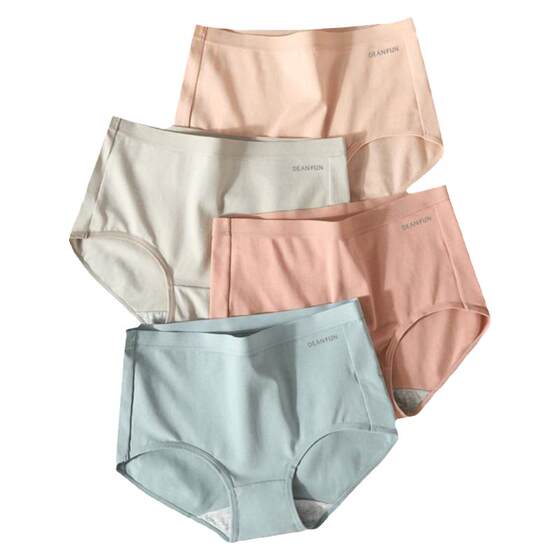 Dieanfen underwear for women, made of 100% pure cotton, with an antibacterial and traceless crotch. Mid to high waisted, small angle shorts for women