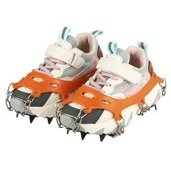 Children's Sole Crampons, Anti-slip Snow Shoe Covers, Anti-fall Winter Outdoor Shoes, Chain Nails, Ice Grip Shoes, Anti-slip Artifact