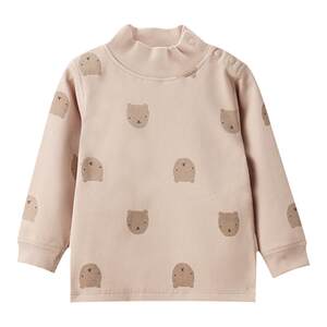 
Walibi baby bottoming shirt spring and autumn long-sleeved boys and girls tops baby clothes winter children half turtle neck T-shirt