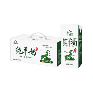 
Fudingshan pure goat milk native calcium fresh milk goat milk whole box gift box liquid liquid for pregnant women, children, middle-aged and elderly people
