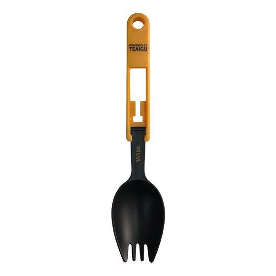 
Chaigu Downs SILVA co-branded folding eco-friendly fork and spoon unisex outdoor running sports convenient tableware