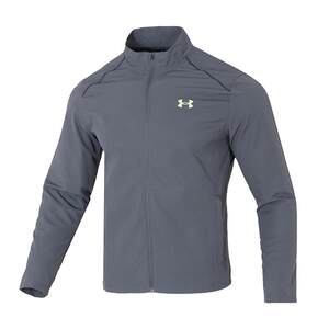
UA Under Armor Woven Stand Collar Jacket Men's 2026 Spring Sportswear Outdoor Windproof Jacket Fitness Running Jacket