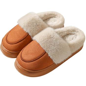 Women's cotton slippers non-slip cotton slippers