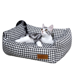 Cat nests are universally detachable, washed and thickened lattice nests dog nests for autumn and winter warm sleeping, moisture-proof dog mats for pet nests
