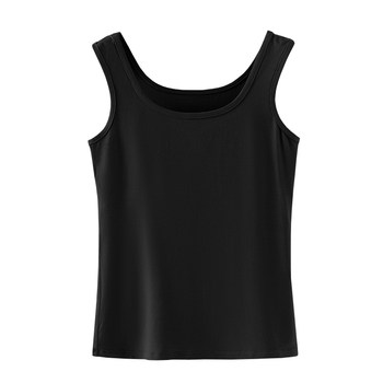 Modal suspender vest for women in the summer new slim fitting outer wear beautiful back bottom sleeveless chic top