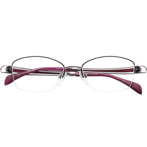 Japan CHARMANT Xia Meng Glasses Graphic Half -frame Titanium Pure Titanium Small Face Myopia Glasses Frame 2902
