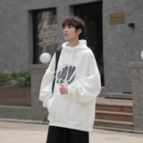 Осенняя толстовка с капюшоном, подходит для подростков, оверсайз