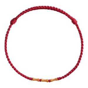 
Year of the Horse, zodiac year, red rope bracelet, cinnabar, bamboo, peach wood bracelet, landing anklet, braided good luck bracelet for women 2026