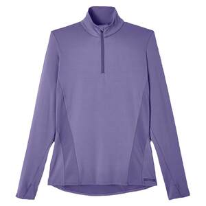 
Decathlon sports quick-drying clothing women's long-sleeved T-shirt spring and autumn half-zip top outdoor t-shirt fitness mountaineering SAL4