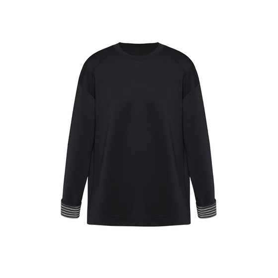 
Outfit No. 22 [Black Business Day] Designer fake two-piece long-sleeved T-shirt for men with base layer