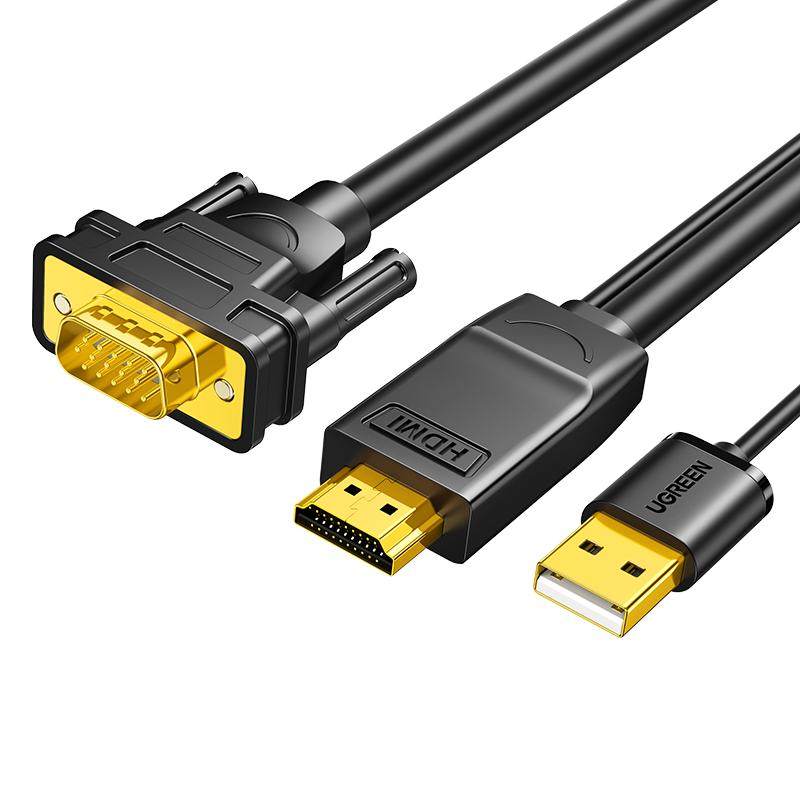 C ble Green Union HDMI Vers VGA Adaptateur Pour Ordinateur Portable 