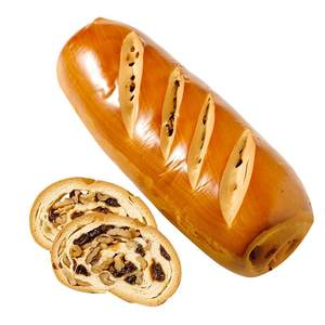 
Sucrose-free Russian flavor Dalieba Xinjiang saccharin-free multigrain whole wheat rye sliced walnut bread meal replacement