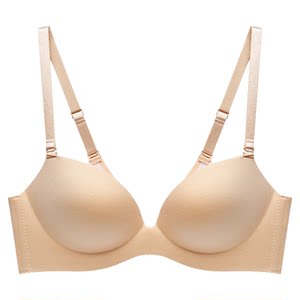 Lanzhuoli underwear for women with small breasts, no rims, no traces, breast reduction, anti-sagging, comfortable bra, no empty cup