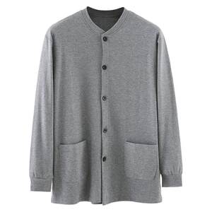 
Daddy's cotton long-sleeved autumn clothes cardigan, middle-aged and elderly men's cotton thread double-breasted old man's shirt grandpa's warm top