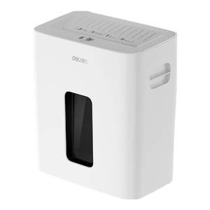 Deli Qingyin series shredders four-level confidential office and household small 15L capacity with nail paper shredders
