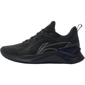 Li Ning Yueying Element丨 Men's support protection shock-absorbing and breathable mesh black lightweight sports shoes