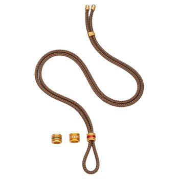 
The same gold pendant lanyard for the old shop is 2.5mm