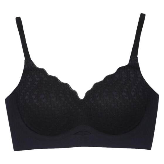 100%100%feels underwear comfort, sexy sexy, non -steel ring, one piece of girl soft breasts 3022
