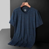 Летняя спортивная быстросохнущая футболка для отдыха, эластичная летняя одежда, сезон 2021, короткий рукав, для среднего возраста