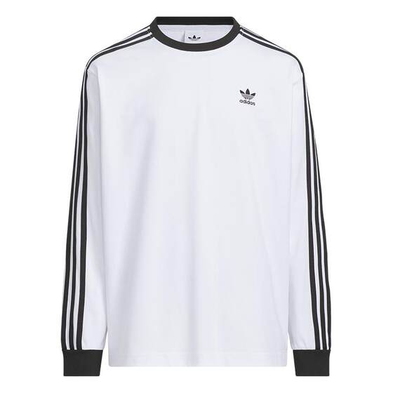
Boys' simple and comfortable three-stripe pure cotton sports round neck long-sleeved T-shirt adidas Adidas clover