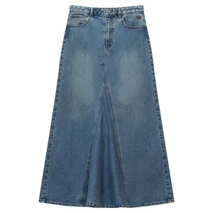 
TeenieWeenie Bear Women's Skirt 2025 Spring New Fashionable Mid-Length Denim Fishtail Skirt