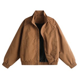 
Wukong has in stock trendy brand American retro workwear stand-up collar bomber jacket for men in spring loose and versatile coat for couples