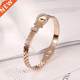 OUFEI Stainless Steel Bracelet For Woman Rose Gold Cuff Brac