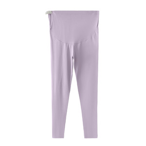 
Pure cotton maternity autumn pants, adjustable women's style, not to tighten the belly, mid and late pregnancy, large size cotton warm pants for inner wear