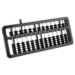 Galaxy Star Abacus Children's Abacus Heart Arithmetic Black White Color Abacus With Clear Key One-click Reset 13 Gears 7 Beads Primary School Students First, Second, Third And Fourth Grade Mathematics Teaching Materials Learning Tools Abacus