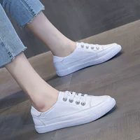 Белая обувь, тонкие нескользящие кроссовки, из натуральной кожи, большой размер