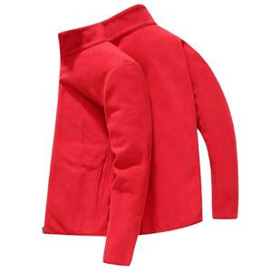 
Duck couple fleece jacket men and women in winter off-season long-sleeved outdoor sports warm fleece jacket