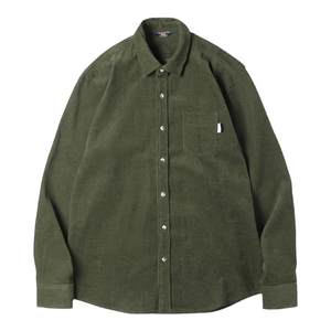 
Madden Barn style retro corduroy shirt with loose inner casual lapel long-sleeved shirt top for women in autumn