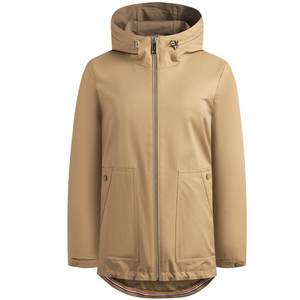 
Navigare Italian small sailing boat khaki loose windbreaker for women 2025 autumn new three-proof hooded jacket