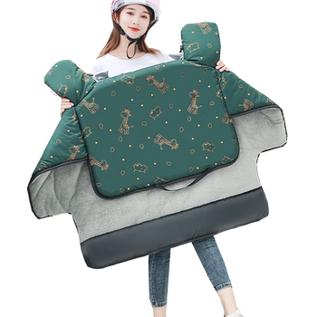 Warm General Electric Vehicle Wind Blocking by Winter Ploves in Winter
