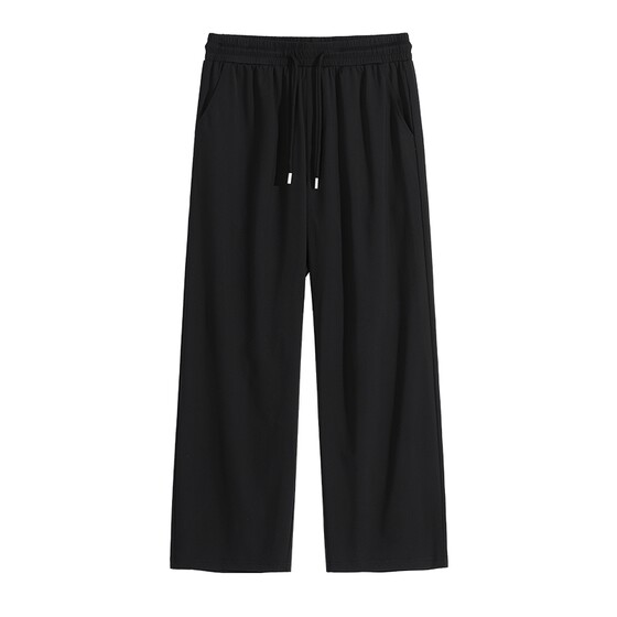 
Baleno casual sports pants men's summer ice silk sunscreen wide-leg pants large size breathable cool pants thin A