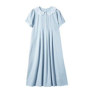 
American Fisher-Price Maternity Dress 2026 New Summer Loose Slim Belly Covering Doll Collar Mid-Length Maternity Dress