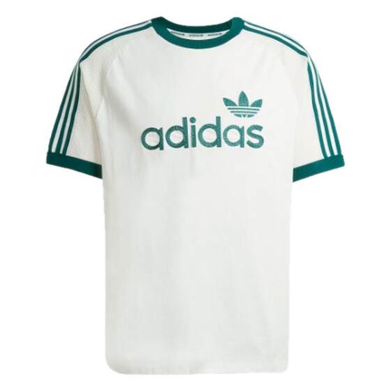 
Classic retro sports round neck short-sleeved T-shirt men's summer adidas Adidas official outlets clover