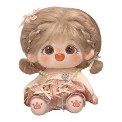 Chestnut Grain Doll With Clothes And Skeleton - 20cm Female Doll