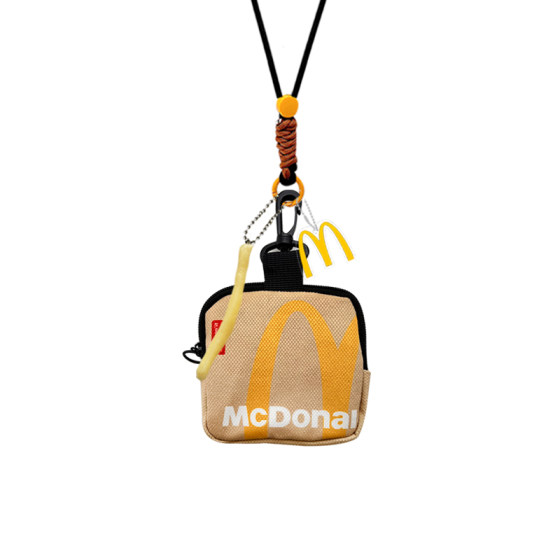 Happy original M Ji Mai wheat bag coin purse Portable students portable versatile headset debris storage bag
